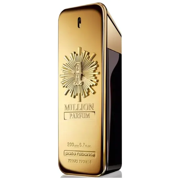 Frasco de Paco Rabanne 1 Million Parfum (Paco Rabanne) sobre fondo oscuro
